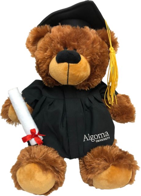 Algoma University 12 Grad Bear Plush