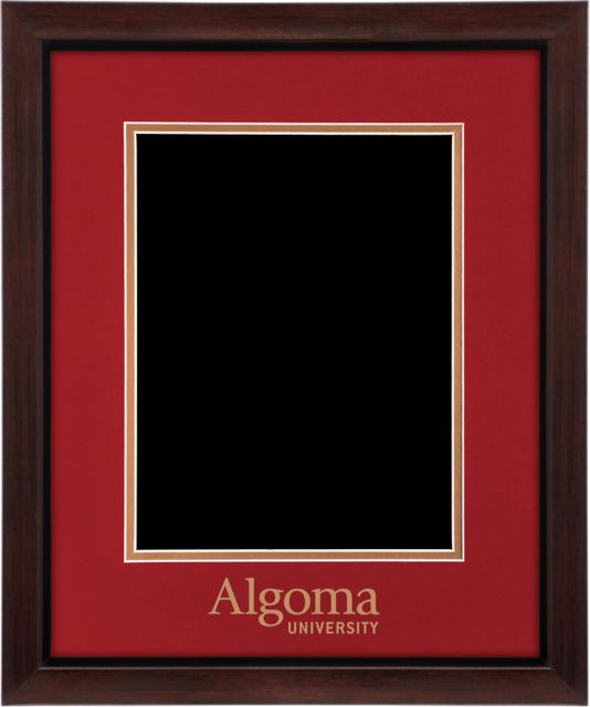 Algoma University Double Mat 15 in. x 18 in. Brentwood Diploma Frame